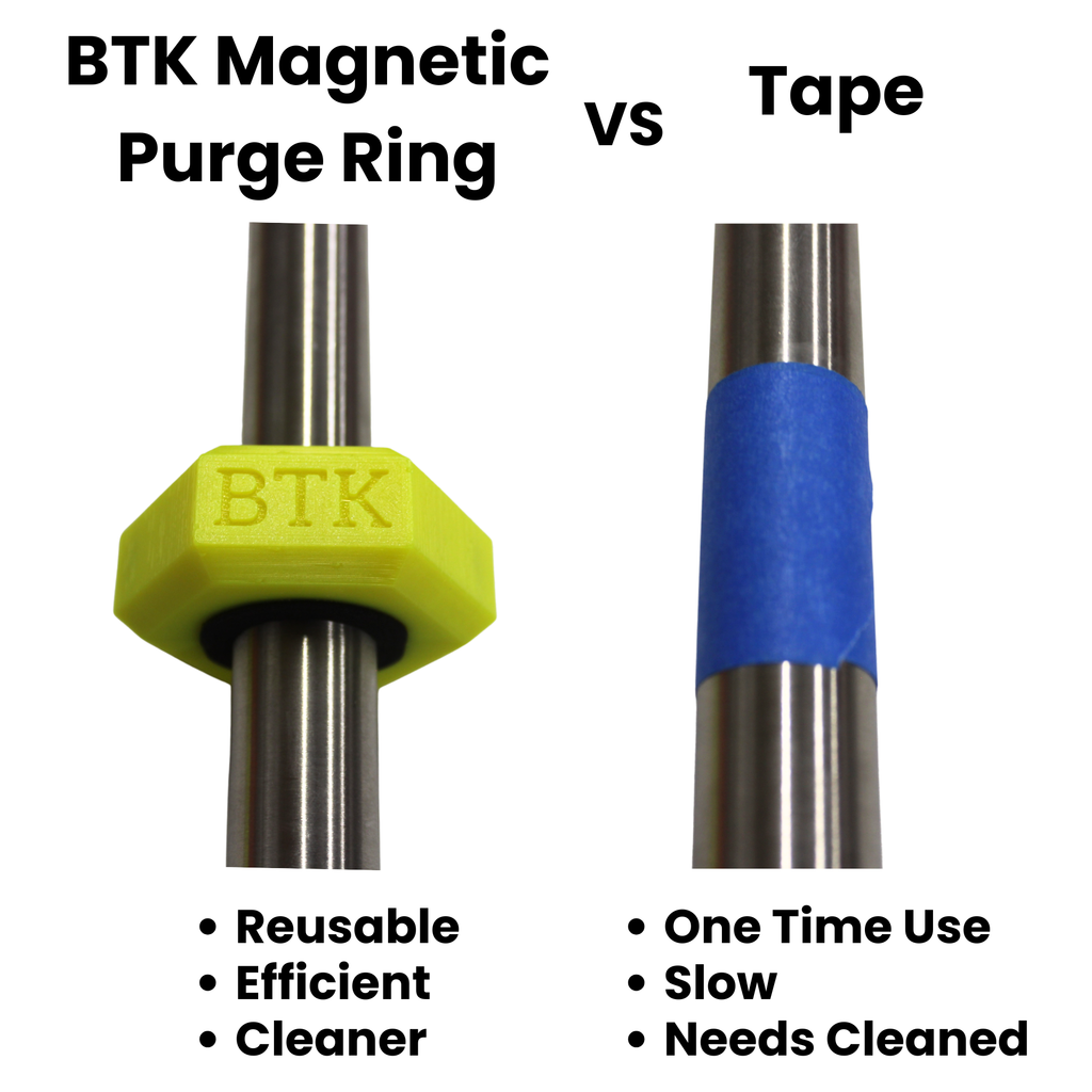 BTK Magnetic Purge Rings – 1” Purge Ring (Yellow)