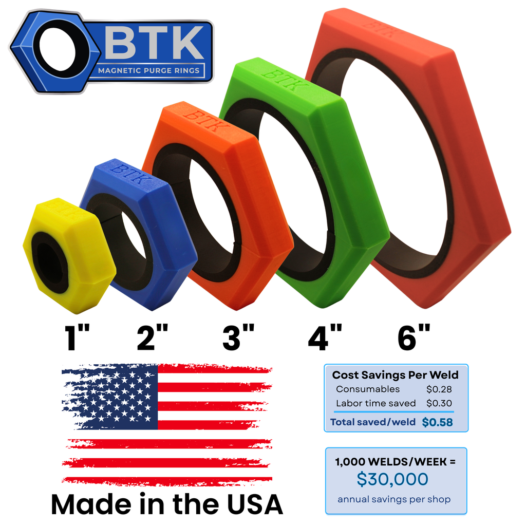 BTK Magnetic Purge Rings – 4” Purge Ring (Green)