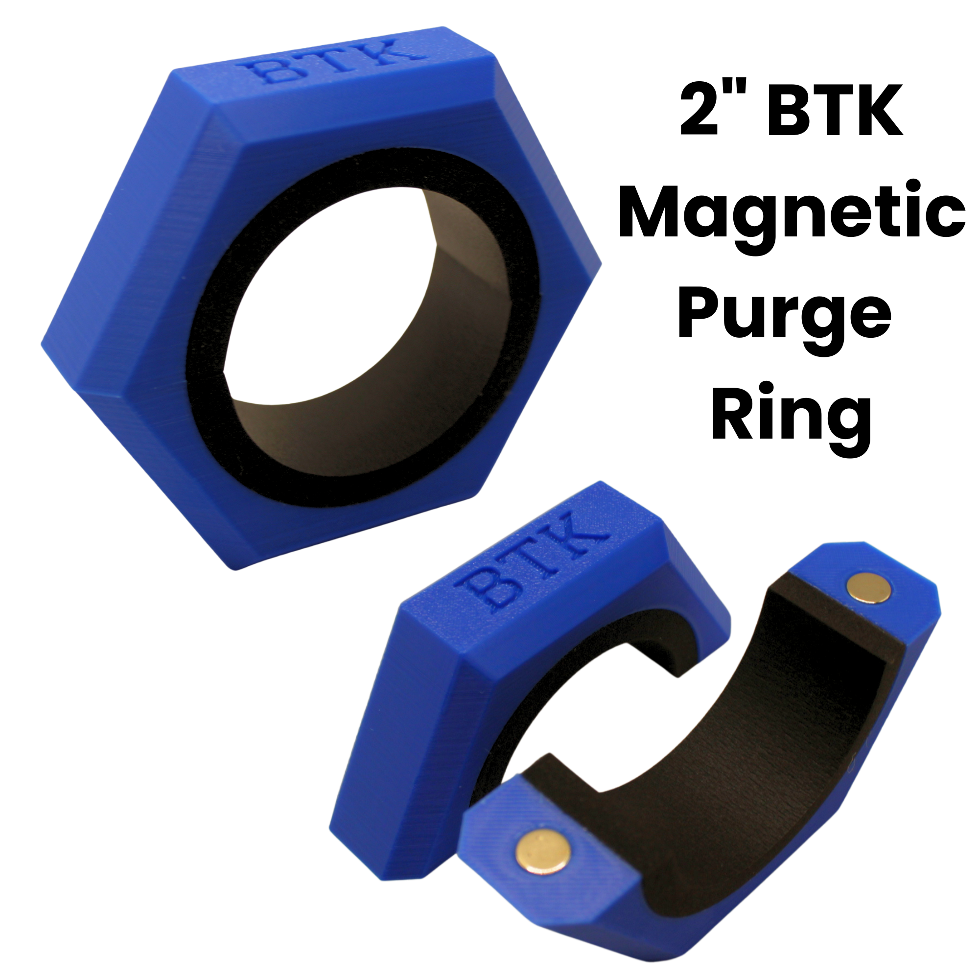 BTK Magnetic Purge Rings – 2” Purge Ring (Blue)