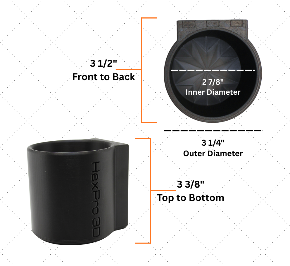 HexPro3D DieselDock – Magnetic Brake Fluid Holder, Fits Standard Bottles, Precision Fit