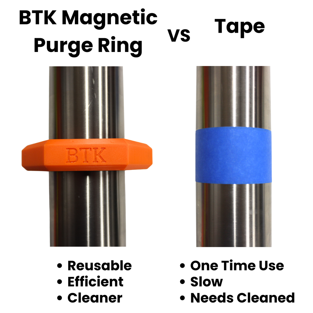 BTK Magnetic Purge Rings – 3” Purge Ring (Orange)