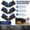 V-Head Bevel Roller Accessory for Pipe Stands | HexPro3D