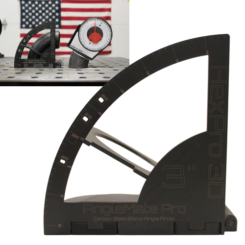 AngleMate Pro – Carbon Steel Elbow Angle Finder - Available for 2", 3" and 4" Carbon Steel