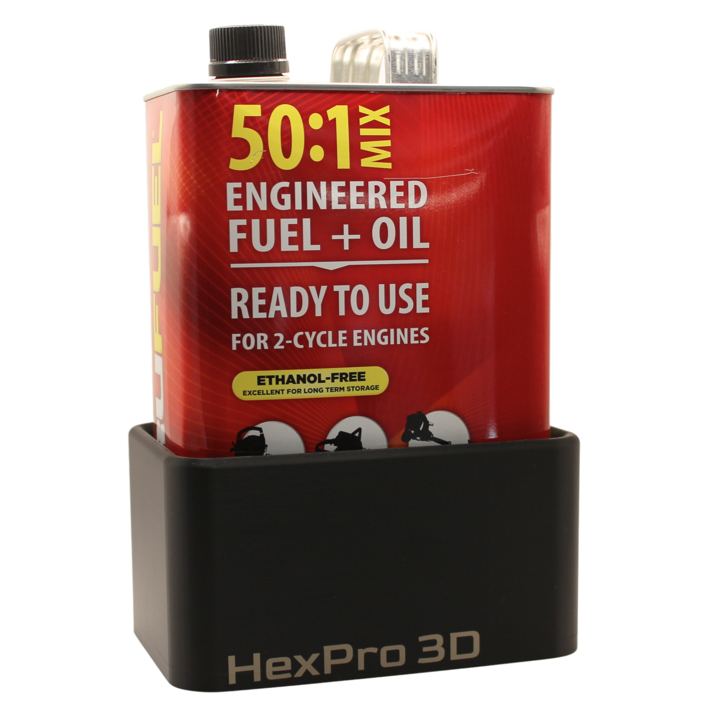 HexPro3D BedDock Magnetic Fuel & Solvent Can Holder | Truck Bed Organizer for 110–128 oz Metal Cans