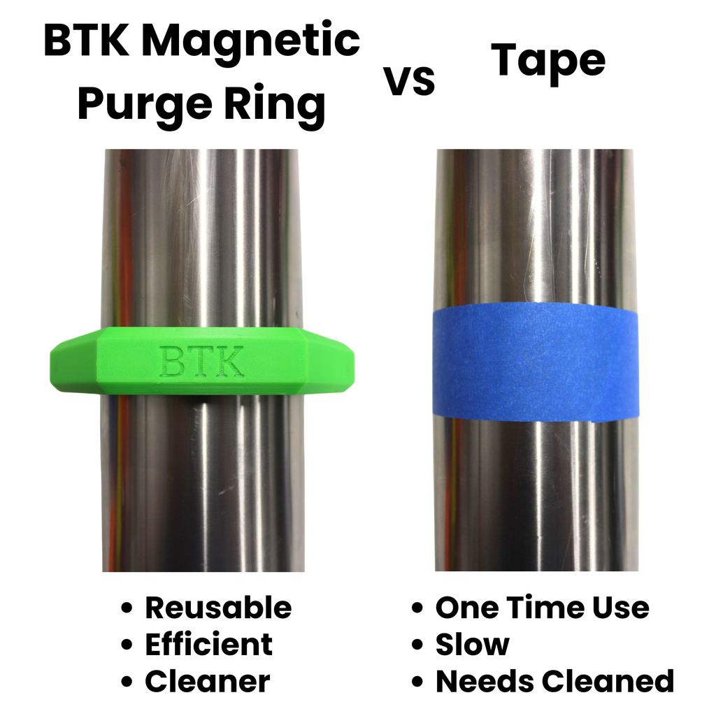 BTK Magnetic Purge Rings – 4” Purge Ring (Green)