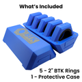 BTK Magnetic Purge Rings – 2” (Blue)