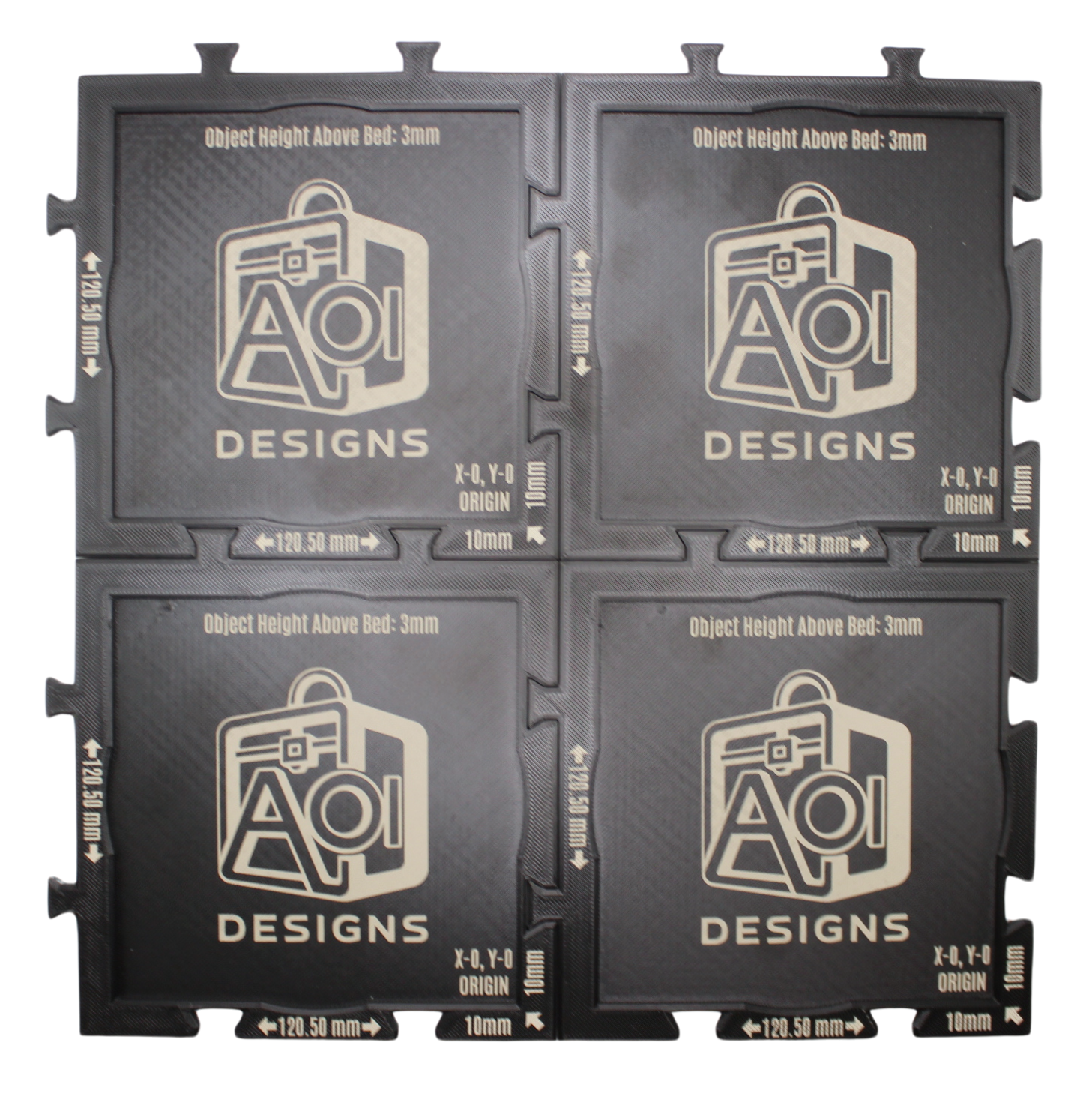4" Coaster Jig for UV Printing & Laser Engraving