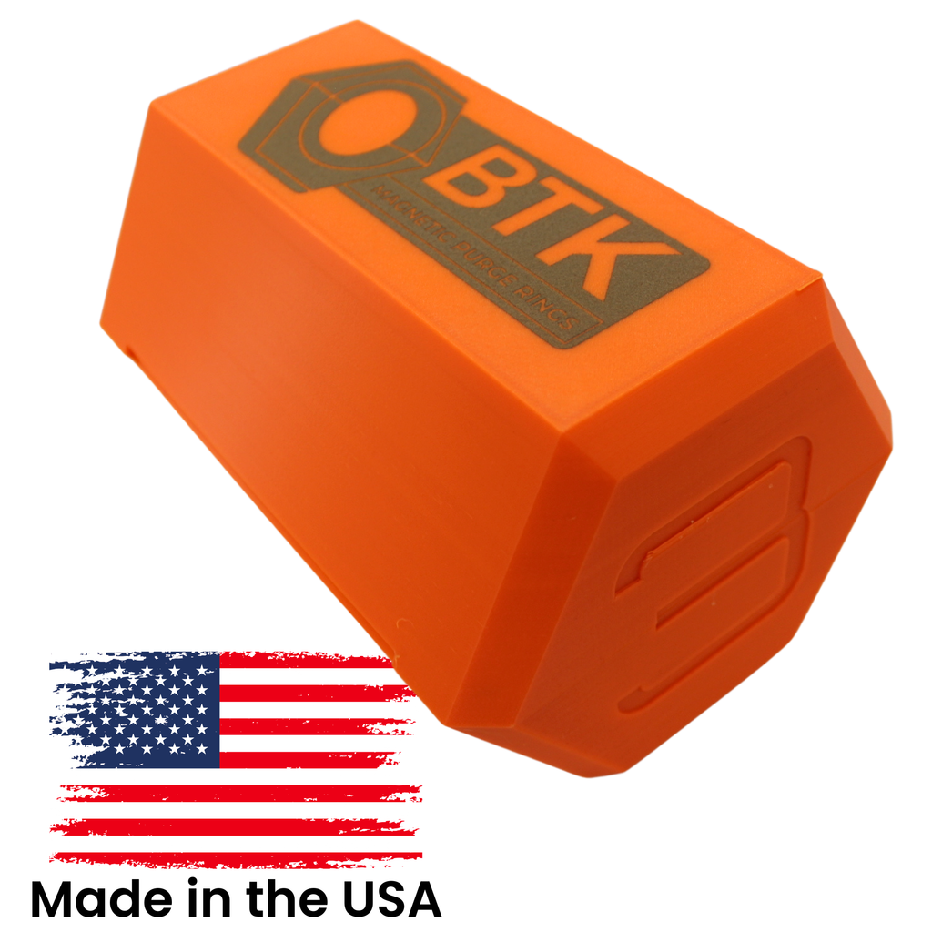 BTK Magnetic Purge Rings – 3” (Orange)