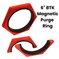 BTK Magnetic Purge Rings – 6” Purge Ring (Red)