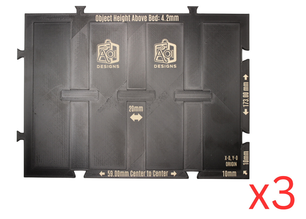 Bookmark Jig for UV Printing & Laser Engraving