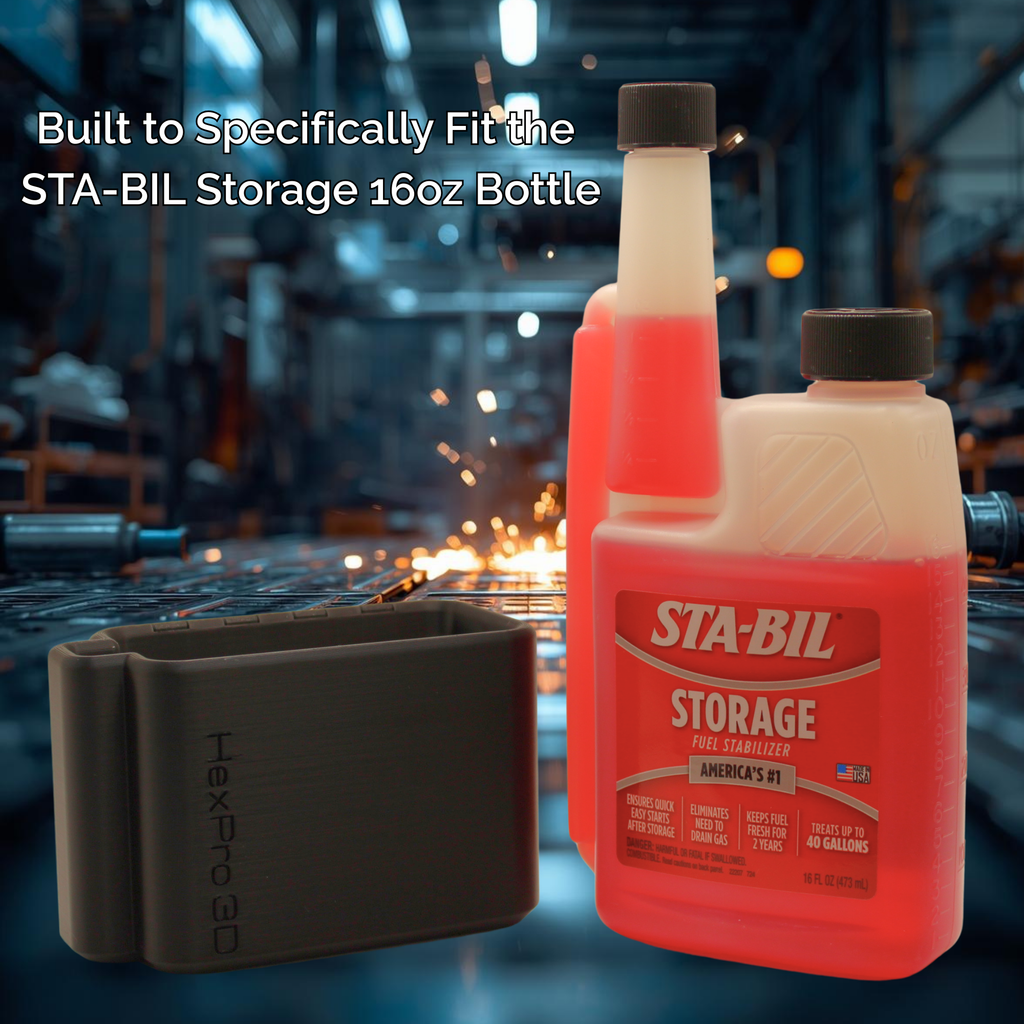 HexPro3D DieselDock – STA-BIL Fuel Stabilizer 16oz, Magnetic Gas Fuel Additive Holder