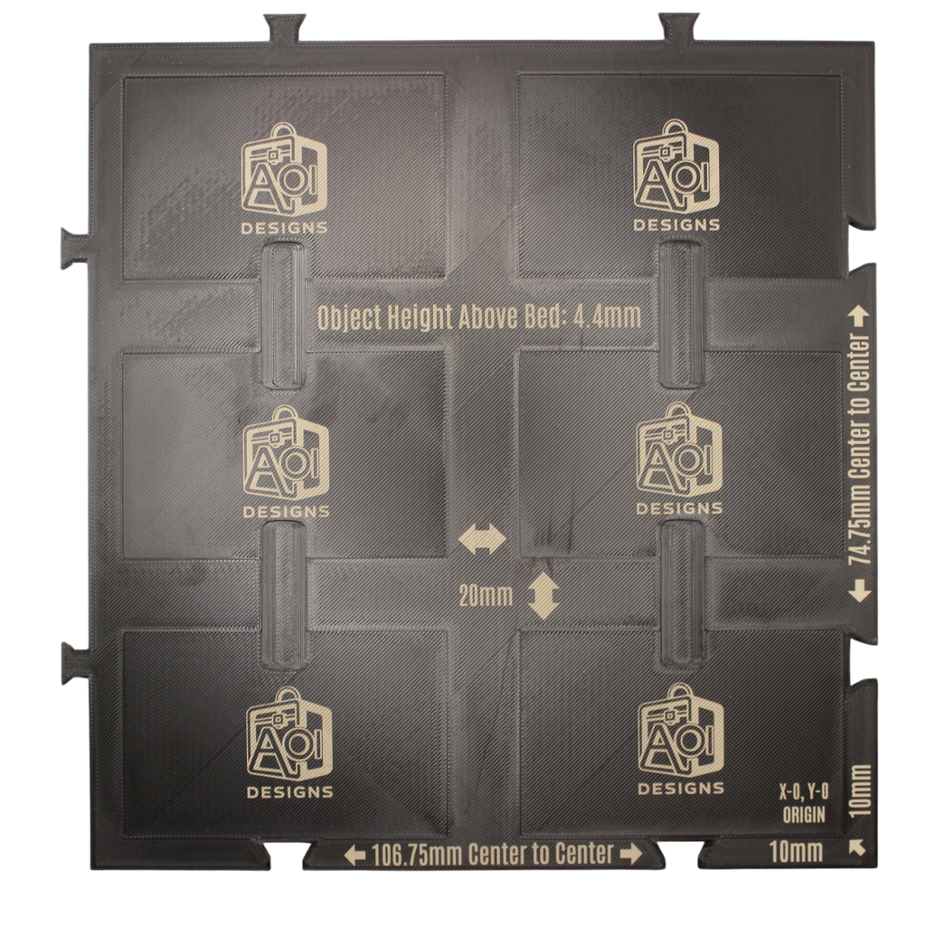 Business Card Jig for UV Printing & Laser Engraving