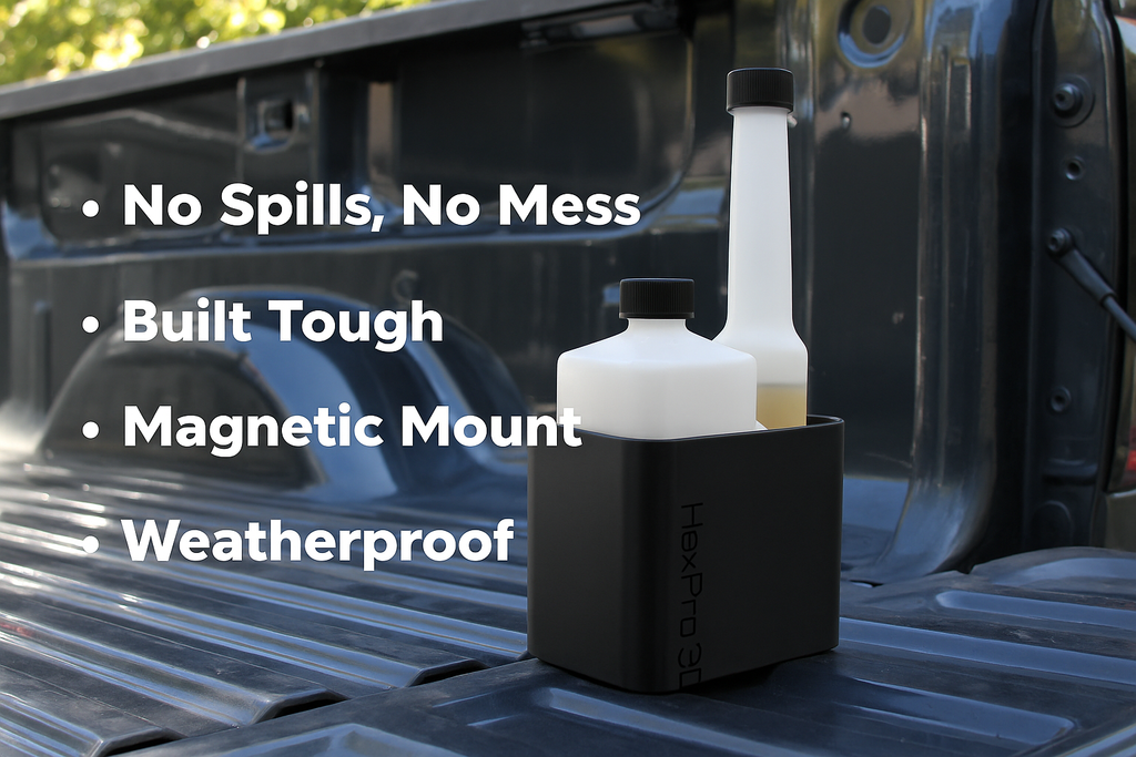 HexPro3D DieselDock – Archoil AR6500 40oz Edition, Diesel Fuel Additive Holder