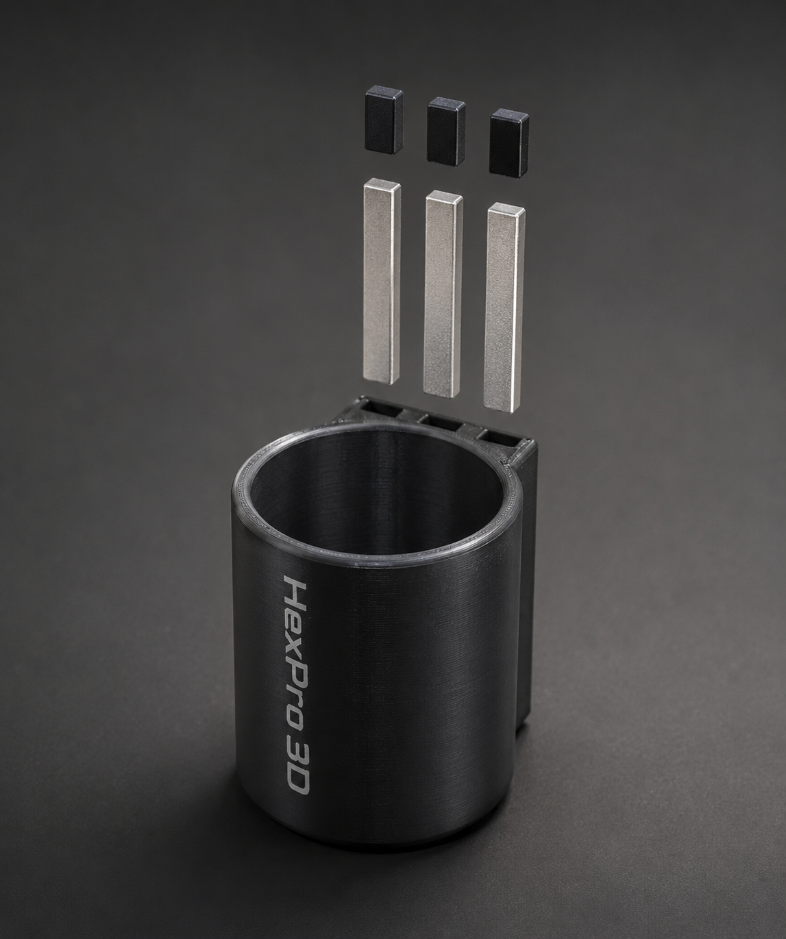 HexPro3D Magnetic Spray Can Holder | Heavy-Duty Magnetic Organizer for Spray Paint, Bottles, Cans & Work Trucks