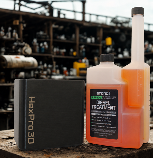HexPro3D DieselDock for Archoil AR6500 40oz | Magnetic Diesel Additive Bottle Holder for Truck Beds & Toolboxes
