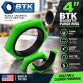 BTK Magnetic Purge Rings – 4” Purge Ring (Green)