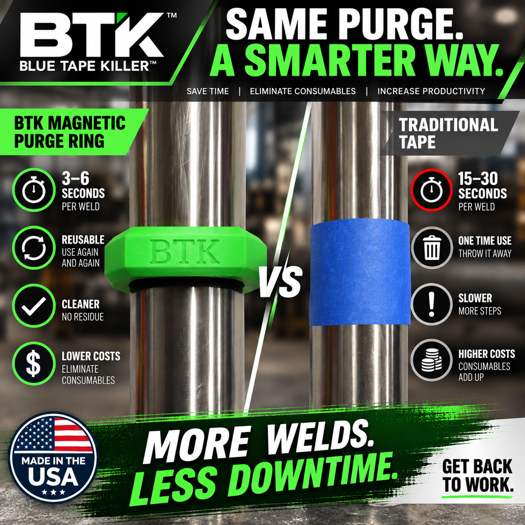 BTK Magnetic Purge Rings – 4” Purge Ring (Green)