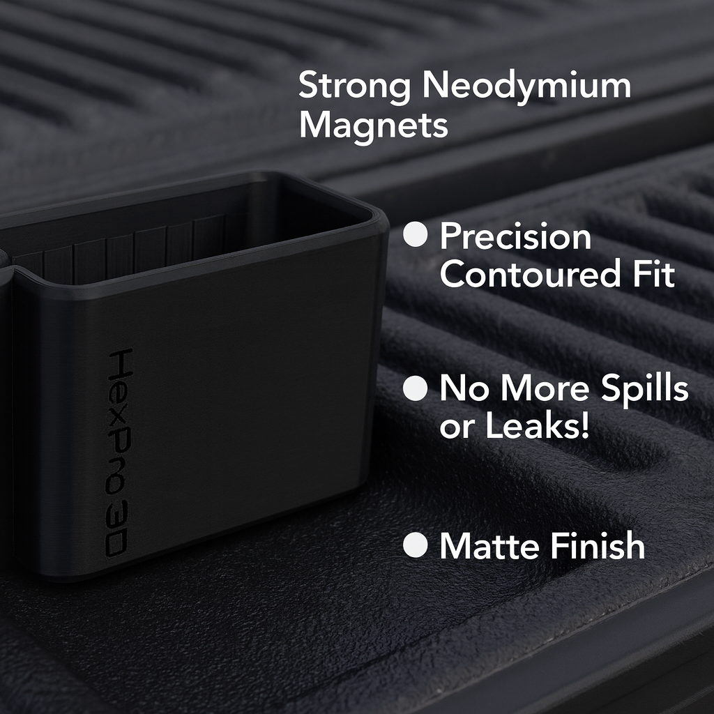 HexPro3D DieselDock – Magnetic Holder for Diesel Fuel Additives Compatible with Hot Shots EDT 16oz Bottles