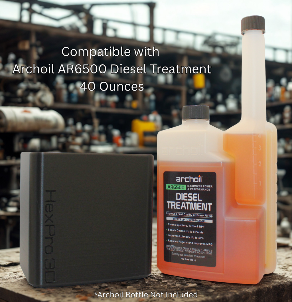 HexPro3D DieselDock – Archoil AR6500 40oz Edition, Diesel Fuel Additive Holder