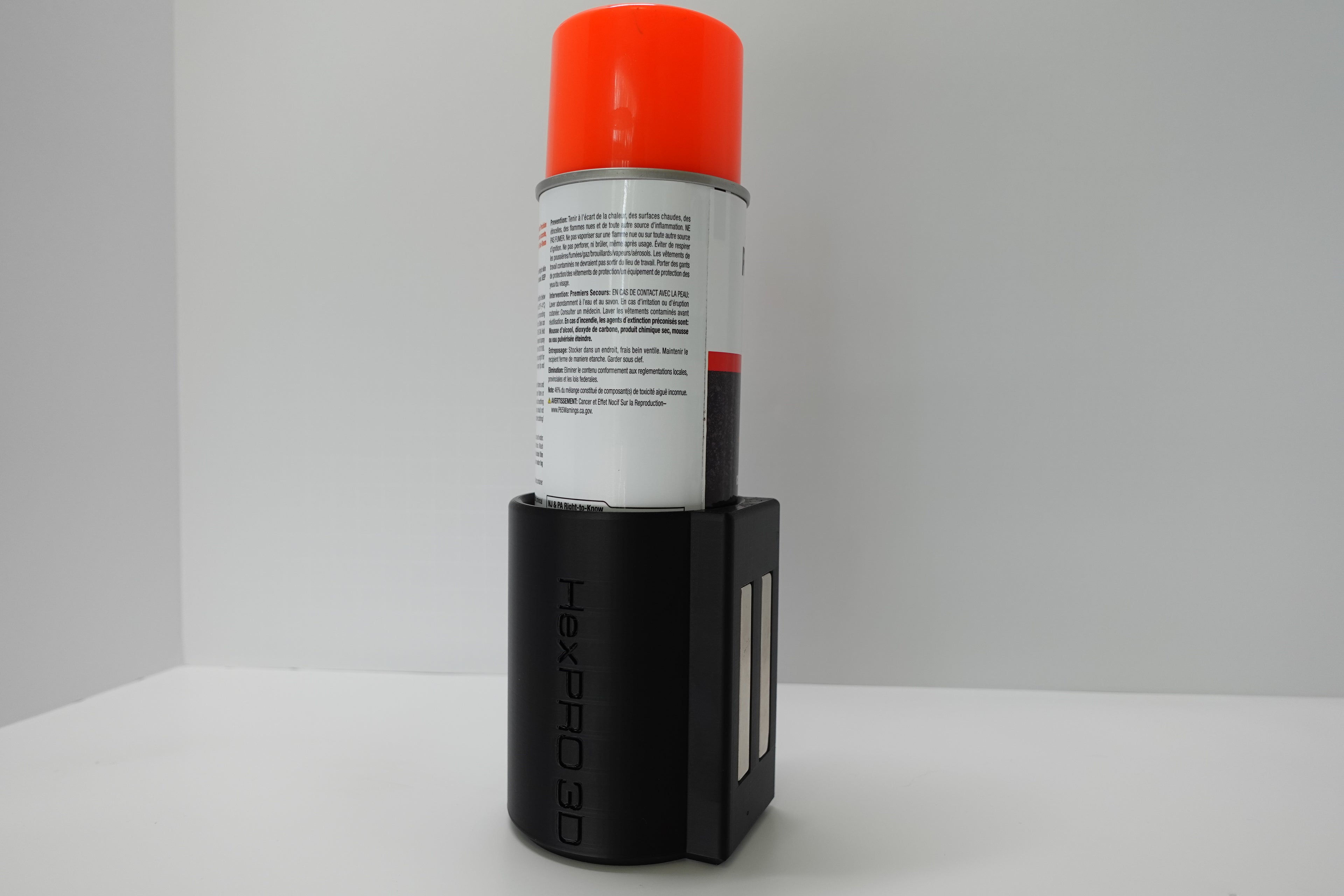 Magnetic Spray Paint Can Holder | Heavy-Duty Single Can Mount for Trucks, Job Sites & Workshops | Made in USA by HexPro3D