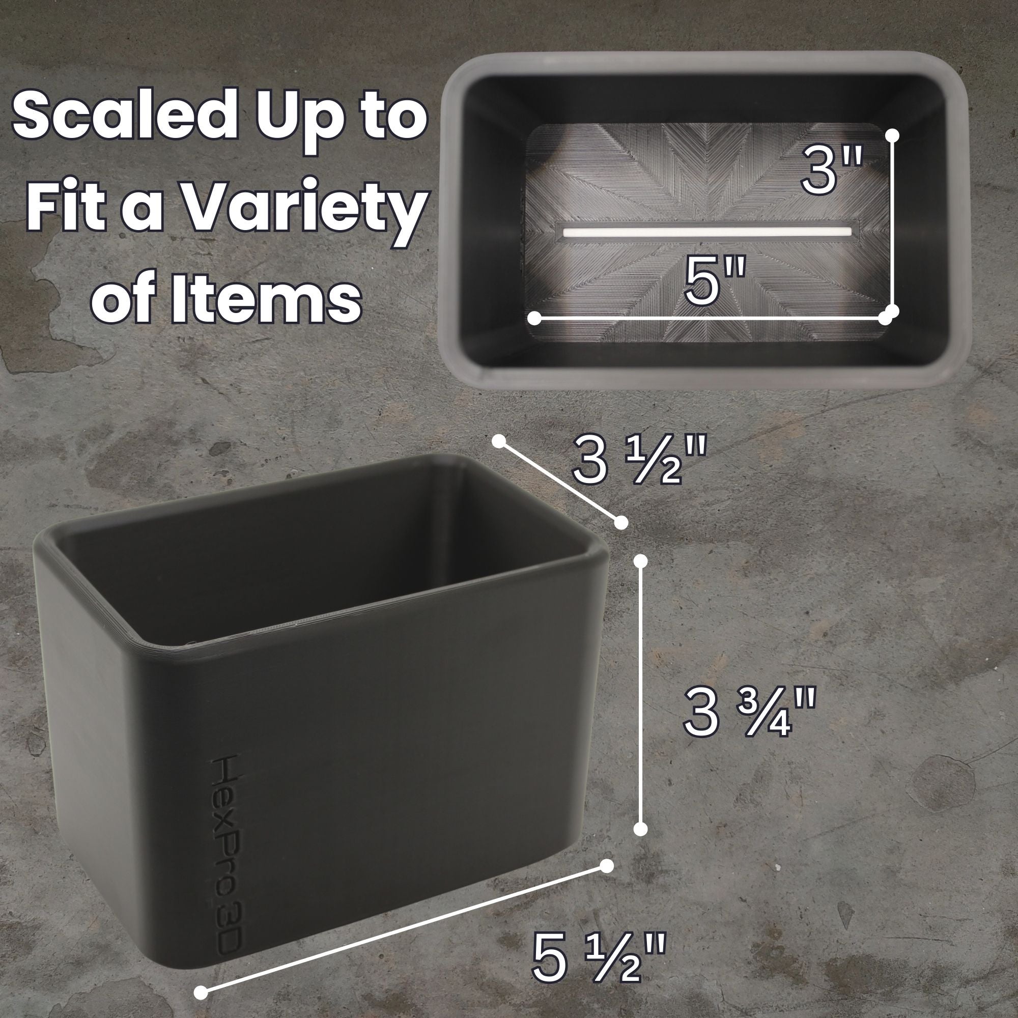 HexPro3D Generic DieselDock Magnetic Holder – Universal Tool, Fluid & Gear Organizer with Embedded Neodymium Magnets (10lb Hold) – Perfect for Trucks, Garages, Worksites & Shops