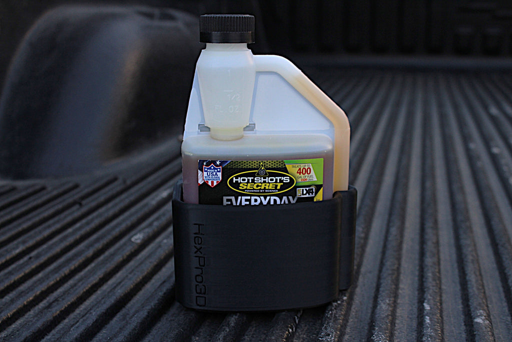 HexPro3D DieselDock – Magnetic Holder for Diesel Fuel Additives (Compatible with Hot Shots EDT 16oz Bottles) *Recently Improved*