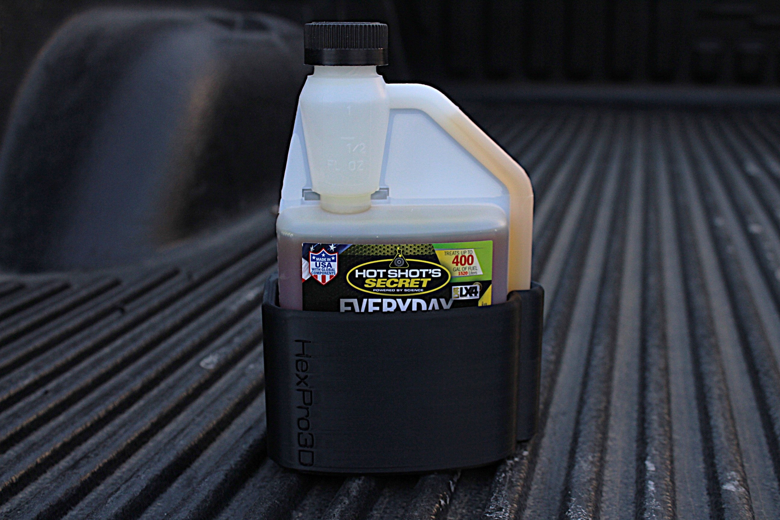 HexPro3D DieselDock – Magnetic Holder for Diesel Fuel Additives (Compatible with Hot Shots EDT 16oz Bottles) *Recently Improved*