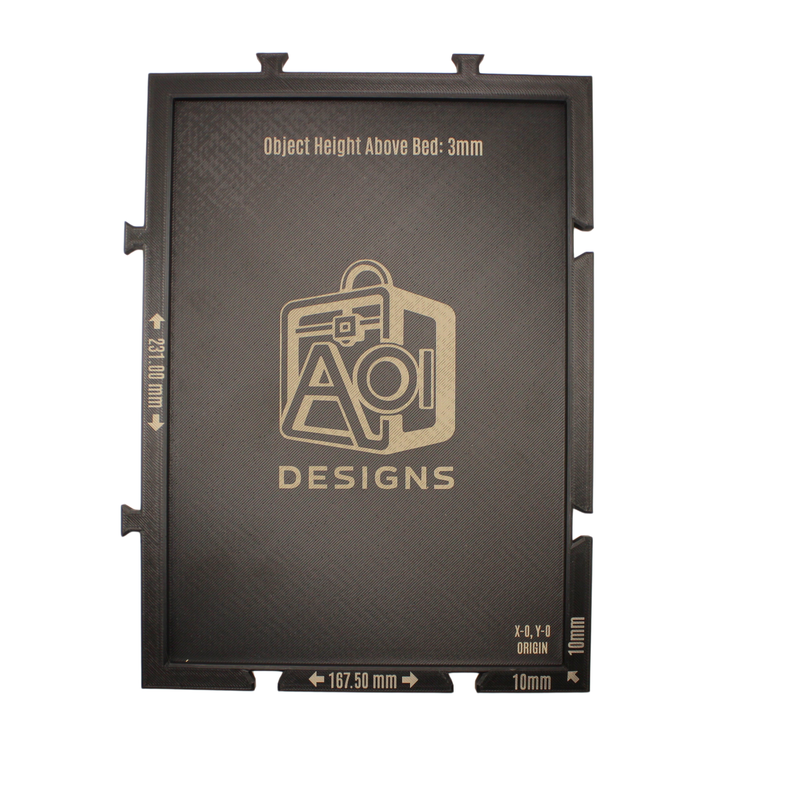 Notebook Jig for UV Printing & Laser Engraving