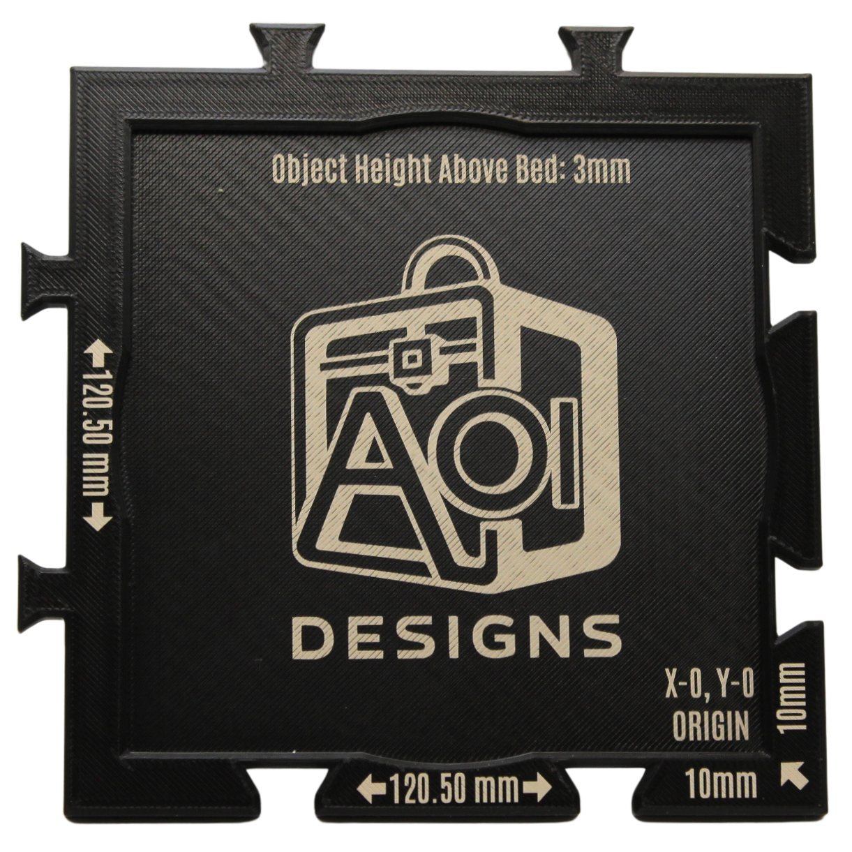 4" Coaster Jig for UV Printing & Laser Engraving