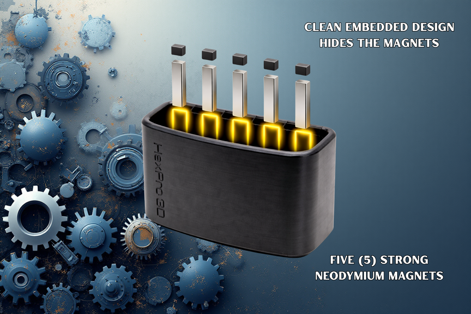 HexPro3D DieselDock – Star Tron Enzyme Fuel Treatment 32oz Magnetic Fuel Additive Holder