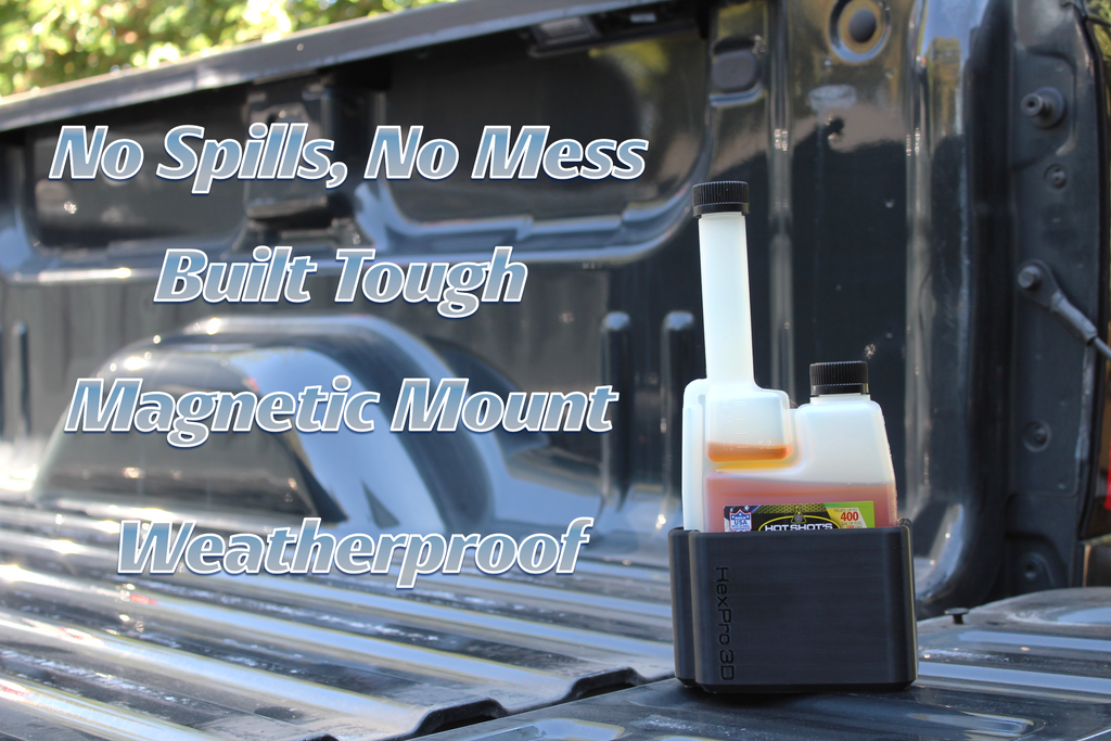 HexPro3D DieselDock – Hot Shots EDT 16oz Long Neck Edition, Diesel Fuel Additive Holder