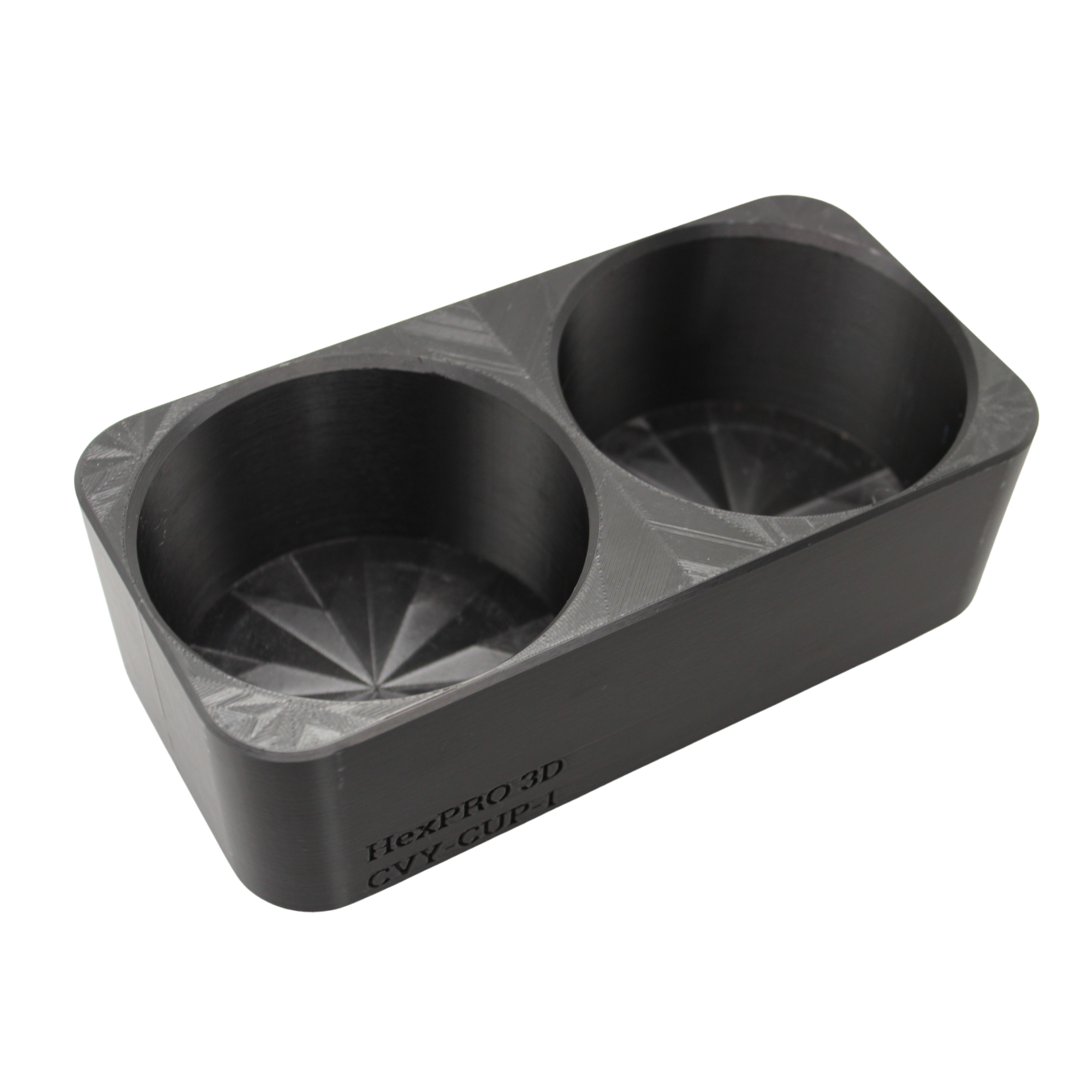 Front Center Console Cup Holder Insert for Large Water Bottles – Fits 2014-2019 Chevy Silverado & GMC Sierra, 2015 Cadillac Escalade, Free Accessory Included