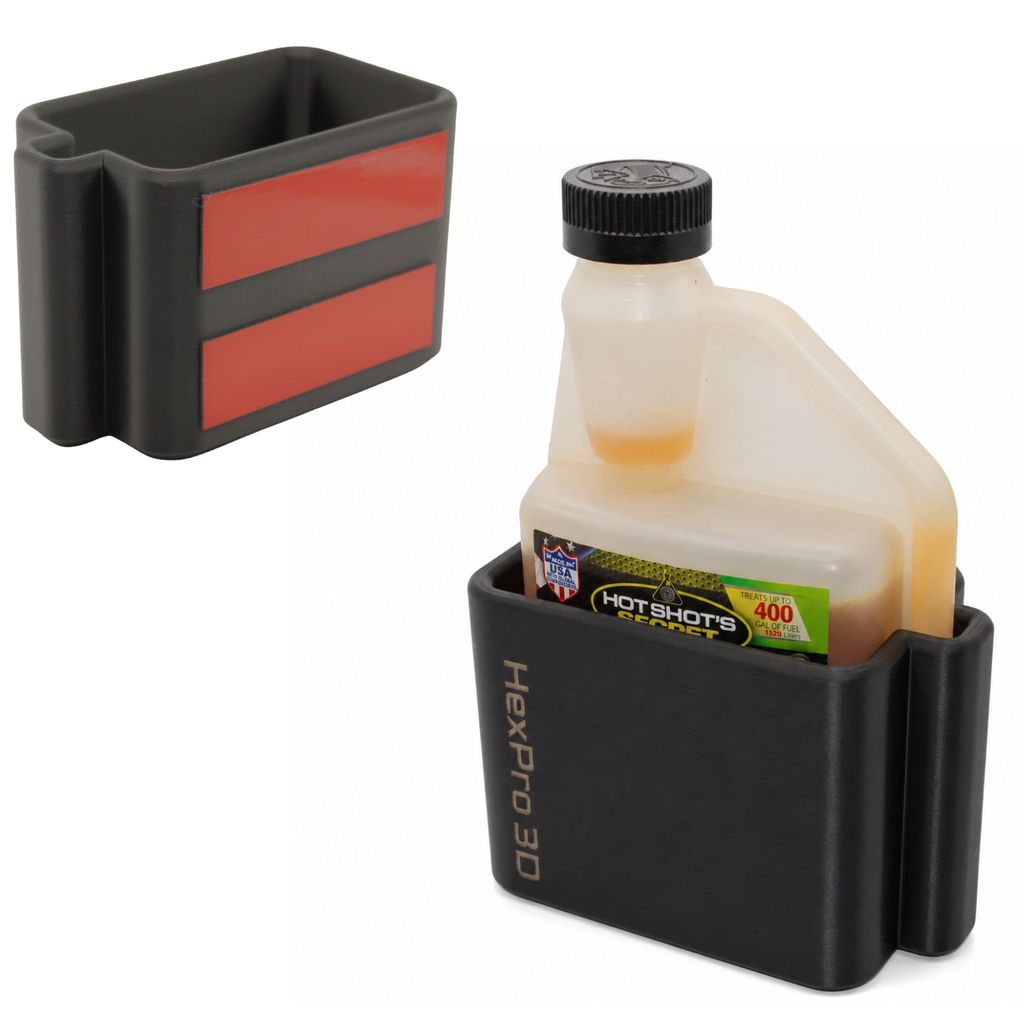 HexPro3D DieselDock Non-Magnetic Holder for Hot Shot's Secret EDT 16oz Bottles | Truck Bed & Toolbox Organizer