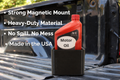 HexPro3D DieselDock Magnetic Motor Oil Bottle Holder – 1 Quart Oil Storage for Truck Beds, Toolboxes & Shops, Fits Most Brands