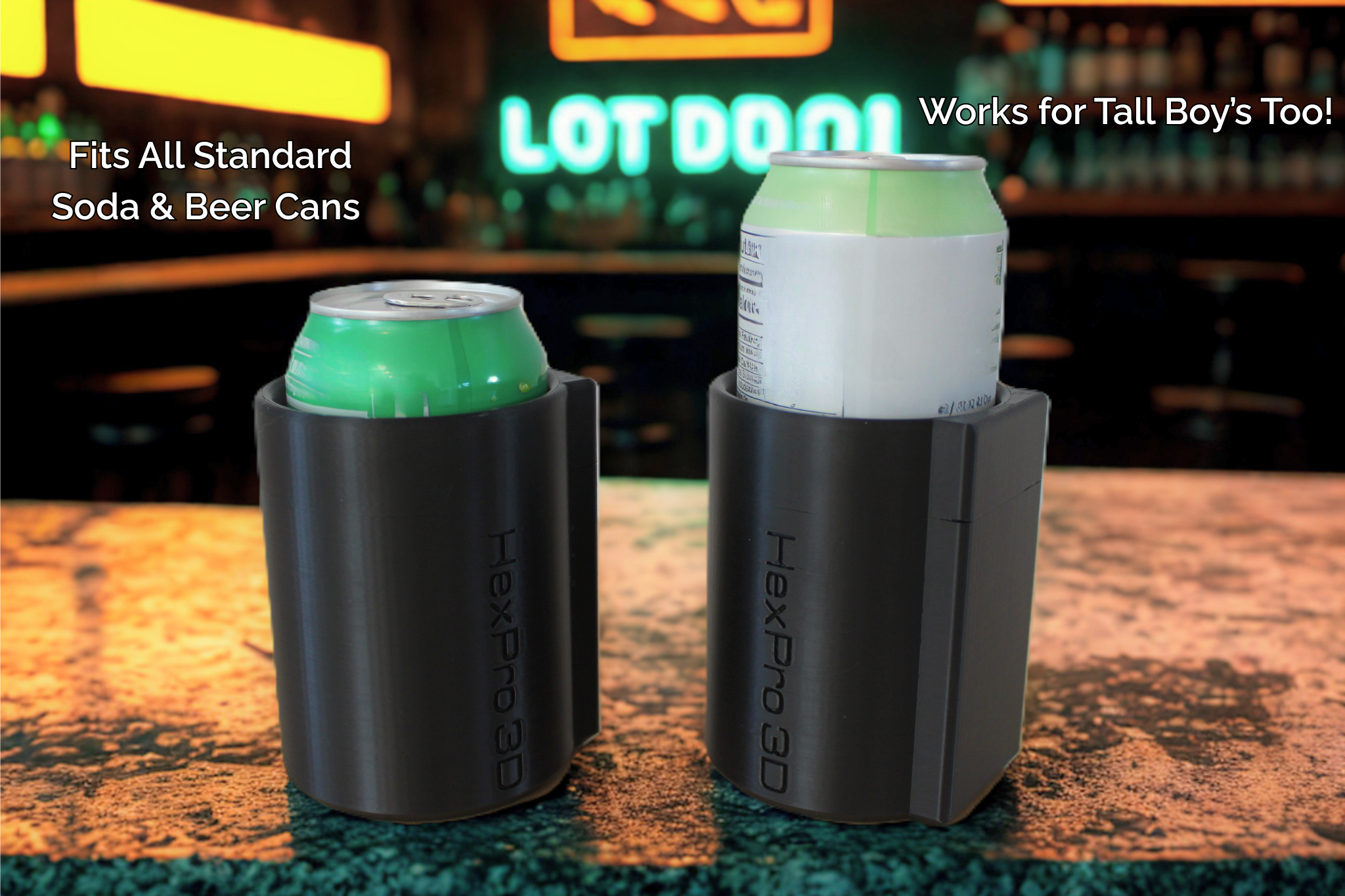 Magnetic Spray Can Holder for Spray Paint, Soda Cans, and Bottles, Fits Tall & Short Cans. Great for Truckbeds, Workbench or Heavy-Equipment