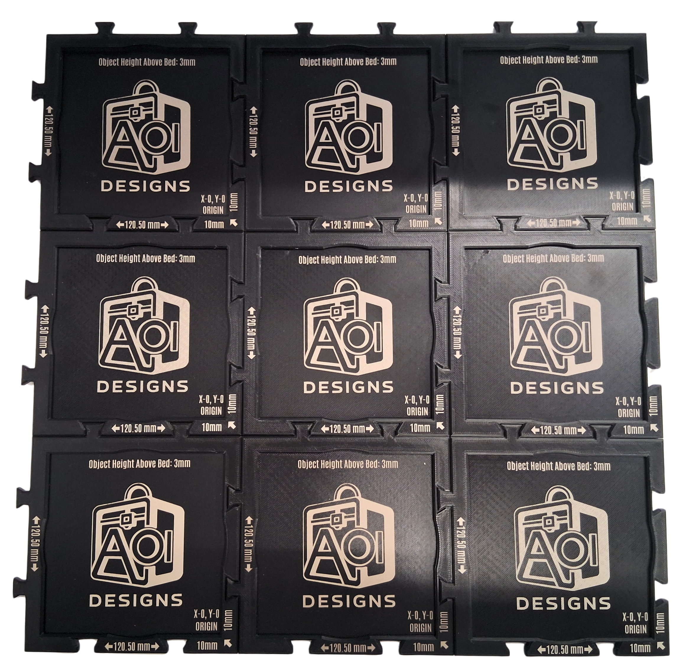 4" Coaster Jig for UV Printing & Laser Engraving