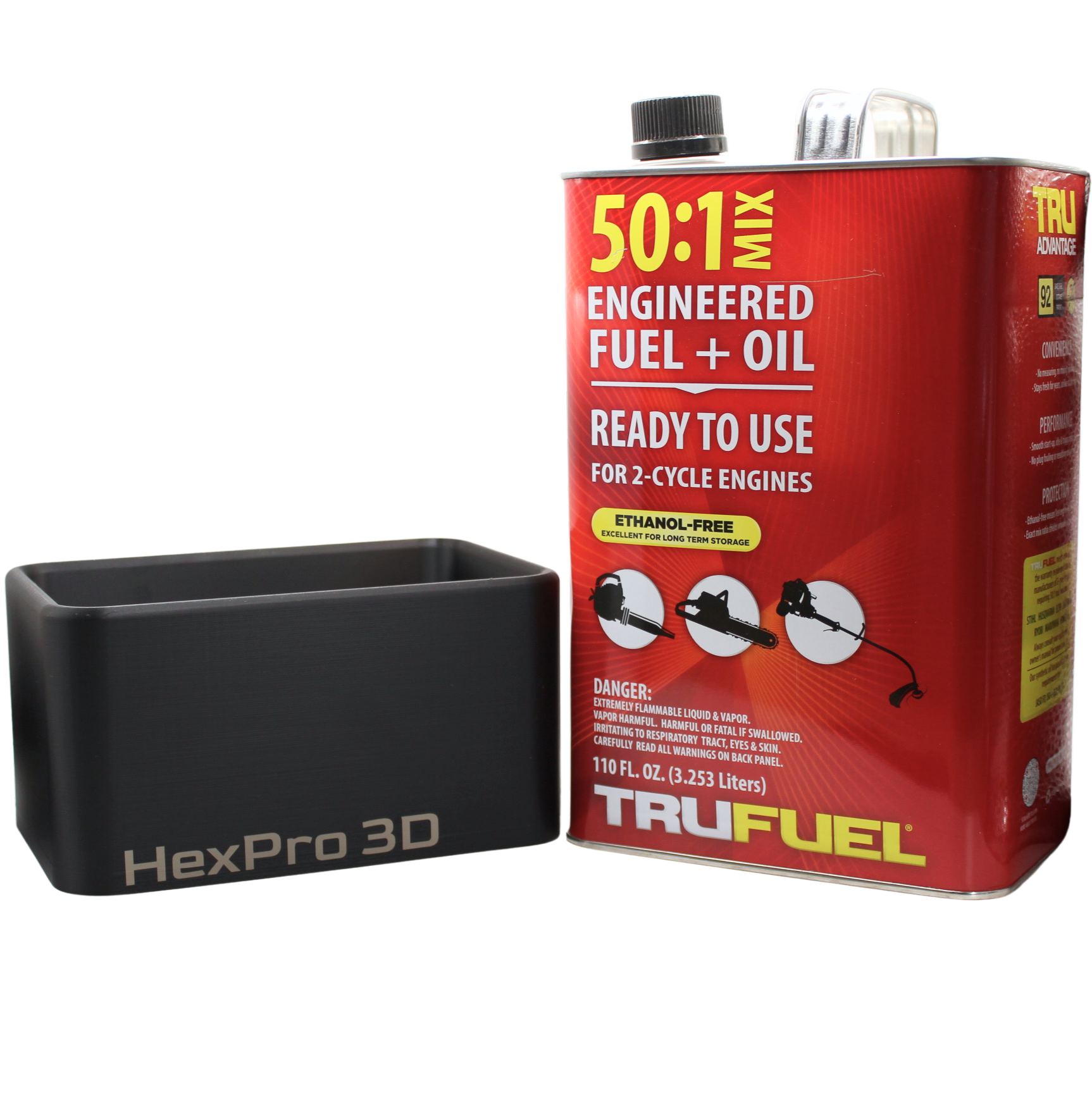 HexPro3D BedDock Magnetic Fuel & Solvent Can Holder | Truck Bed Organizer for 110–128 oz Metal Cans