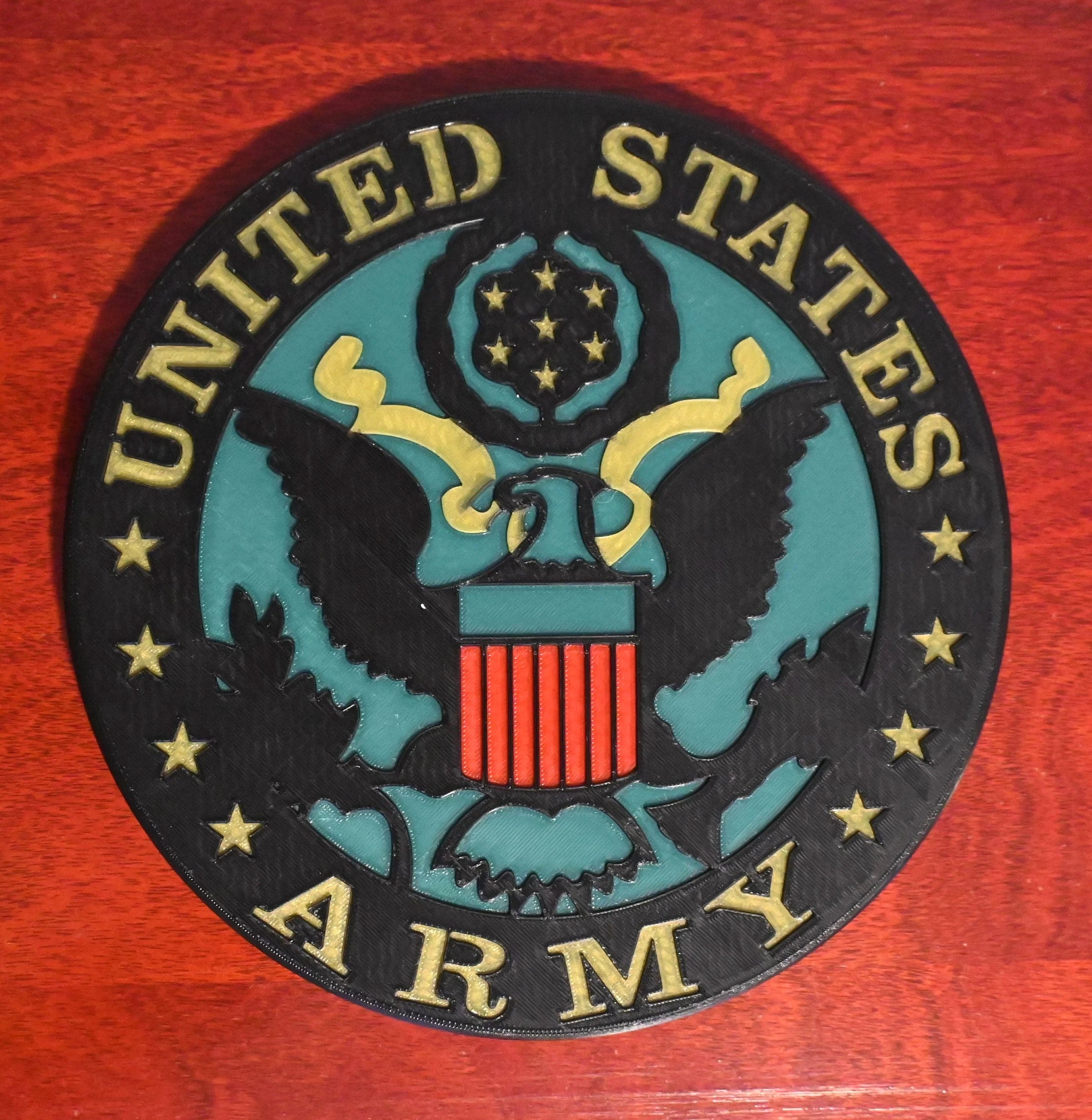 US Army, Navy & Air Force Dart Holder - 3D Printed, Holds 4 Sets of Darts - Unique and Stylish