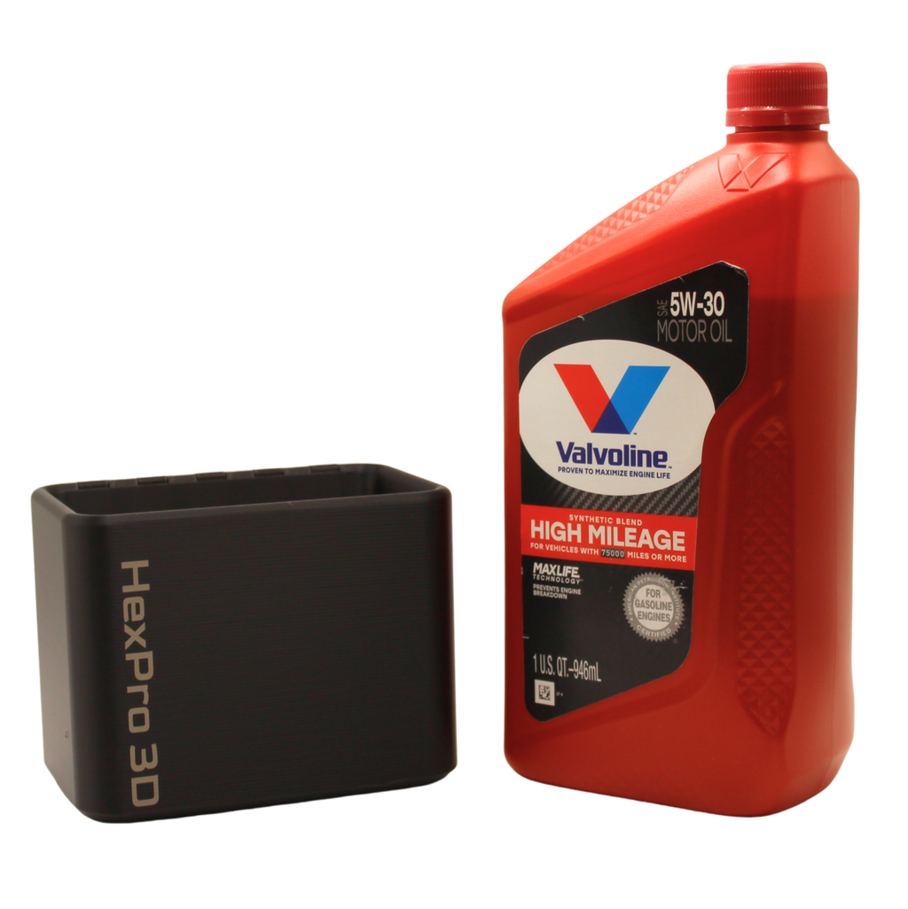 HexPro3D DieselDock™ Magnetic Motor Oil Bottle Holder | 1 Quart Oil Bottle Storage for Truck Beds & Toolboxes