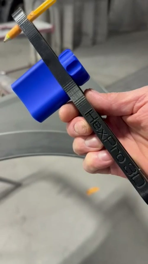 Video of a Car Body line scriber that shows the ease of use and detailed job to scribe a surface of a vehicle