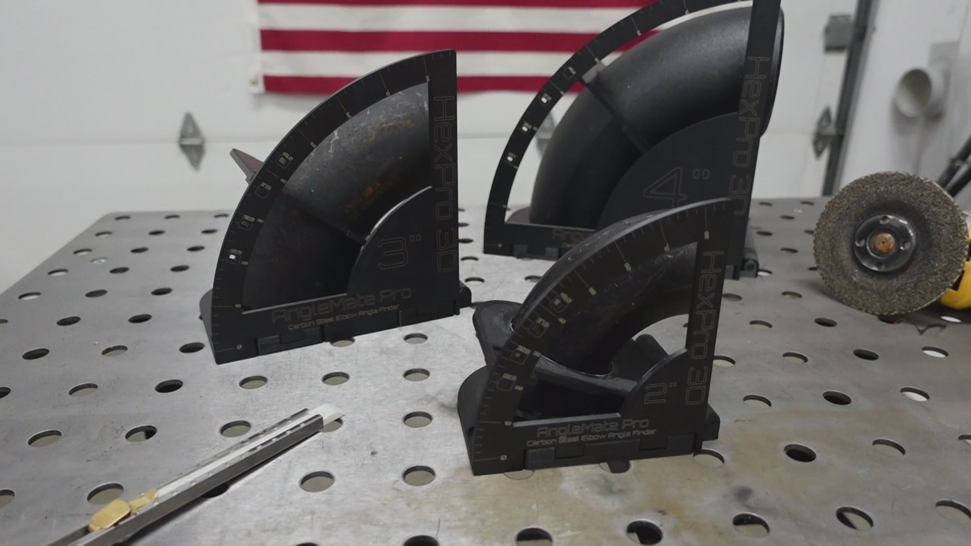 AngleMate Pro – Carbon Steel Elbow Angle Finder - Available for 2", 3" and 4" Carbon Steel