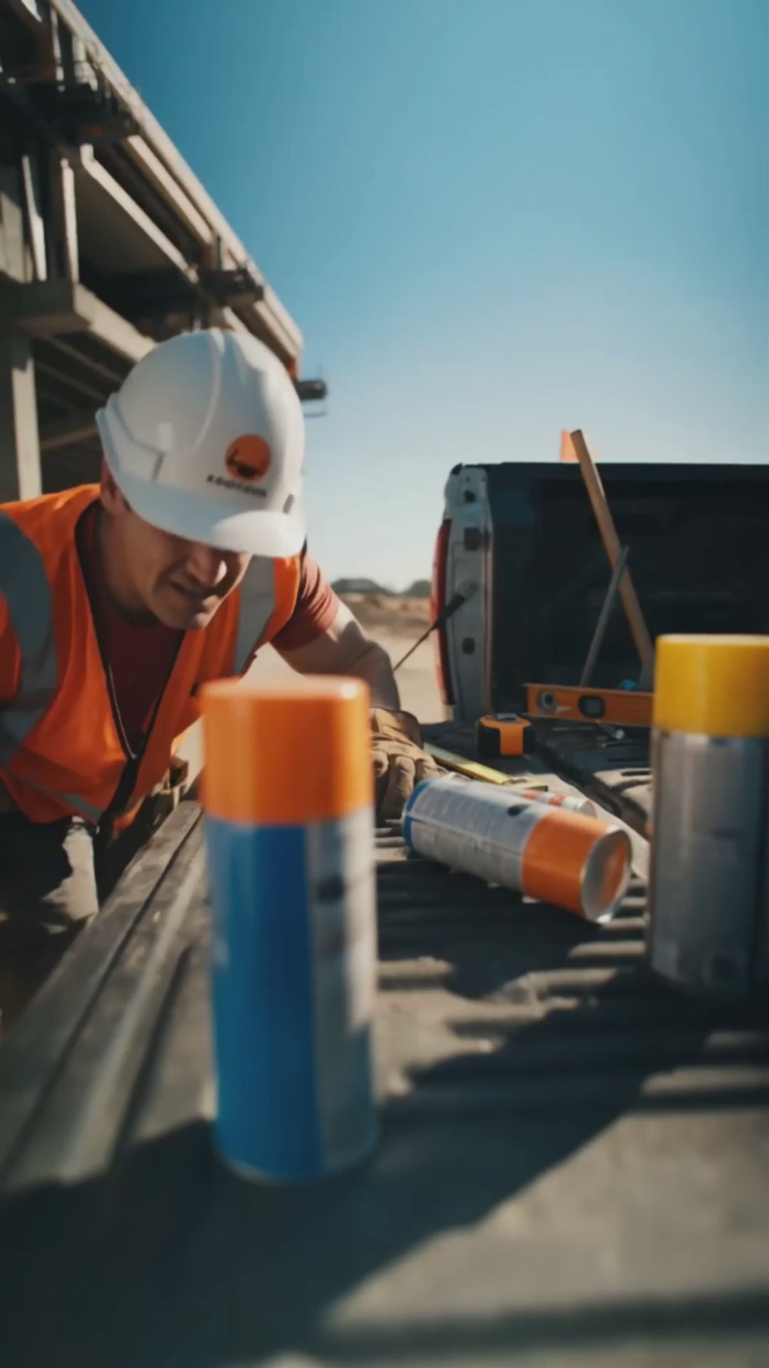 Video of HexPro3D magnetic spray paint can holder 