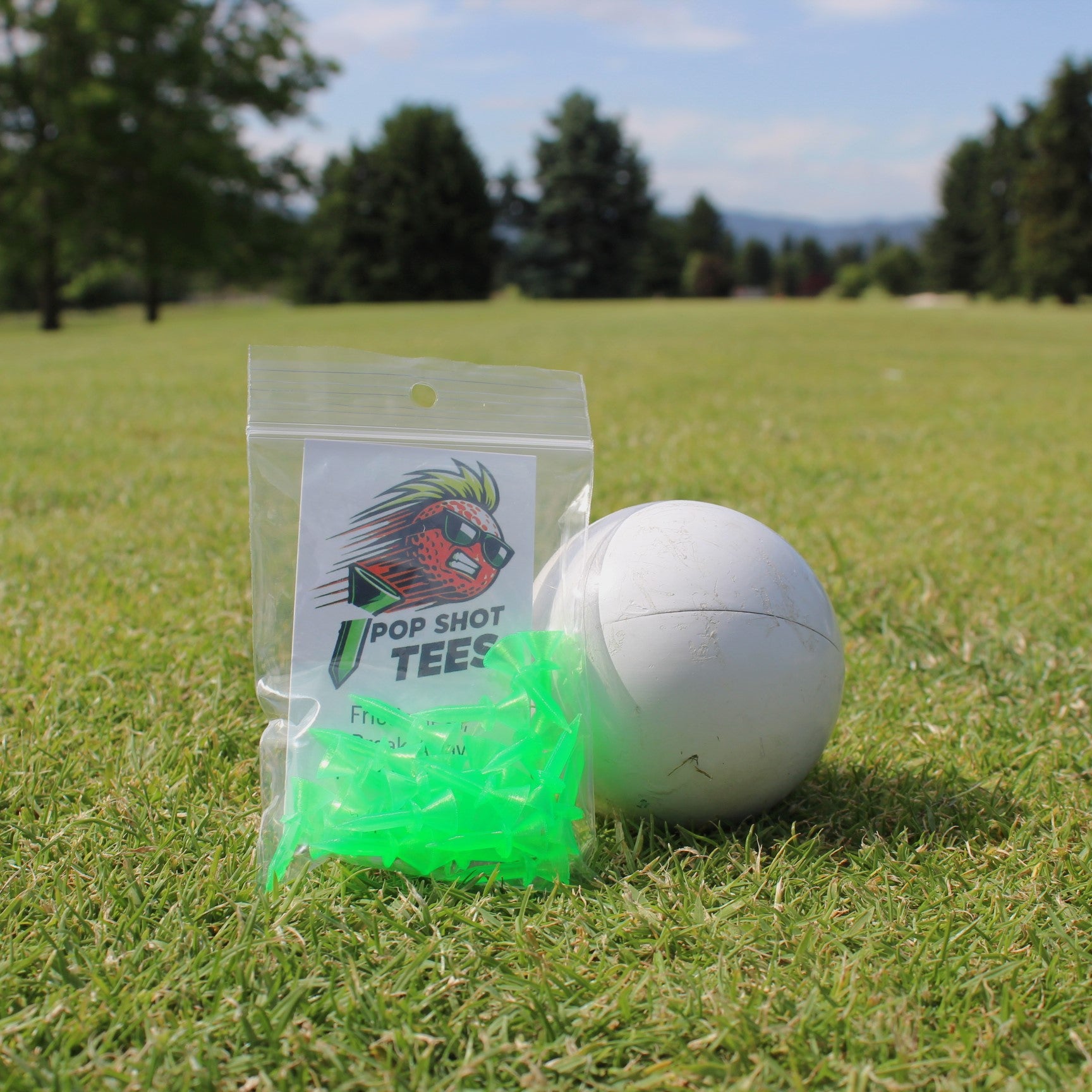 Pop Shot Tees – Frictionless Breakaway Golf Tees for Par 3 & Low Tee Shots